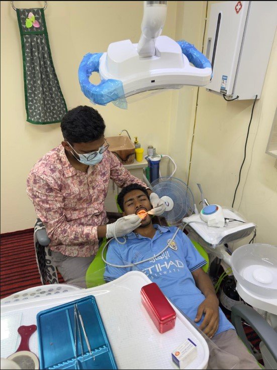 Doctor consulting a patient